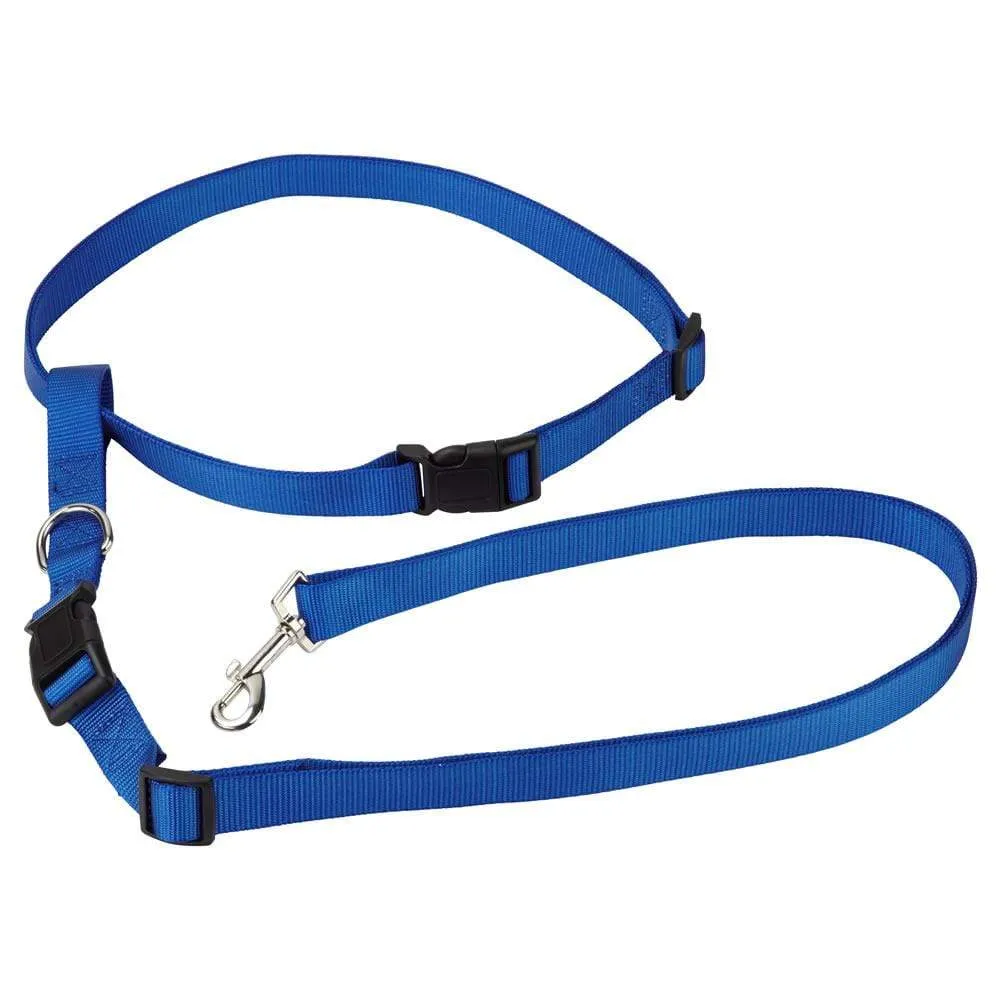 Hands Free Dog Lead & Leash for Running, Adjustable Waist Belt