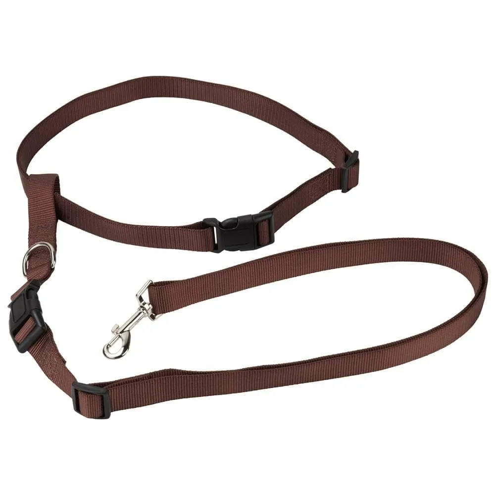 Hands Free Dog Lead & Leash for Running, Adjustable Waist Belt