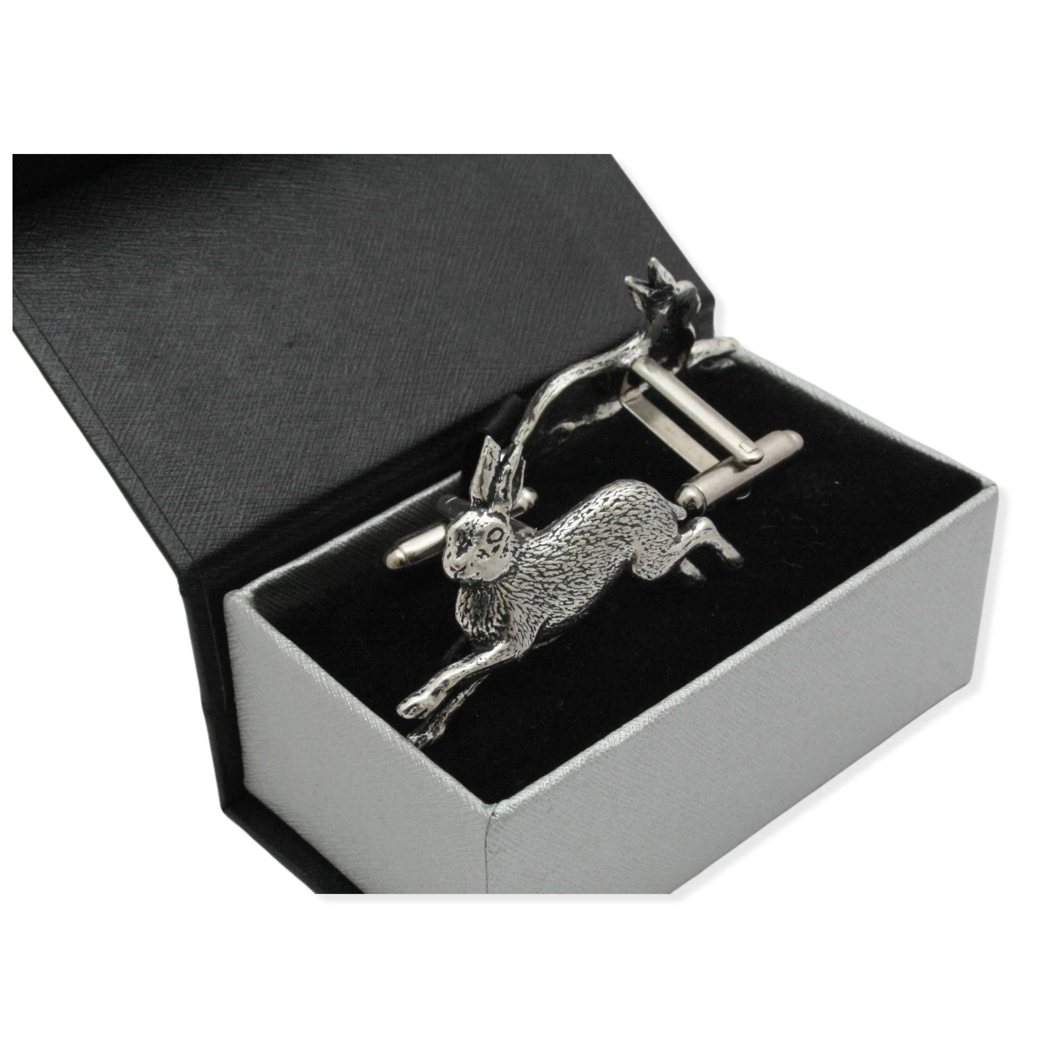 Hare Running Cufflinks