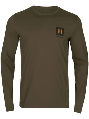 HARKILA Gorm Long Sleeve T-Shirt - Mens - Willow Green