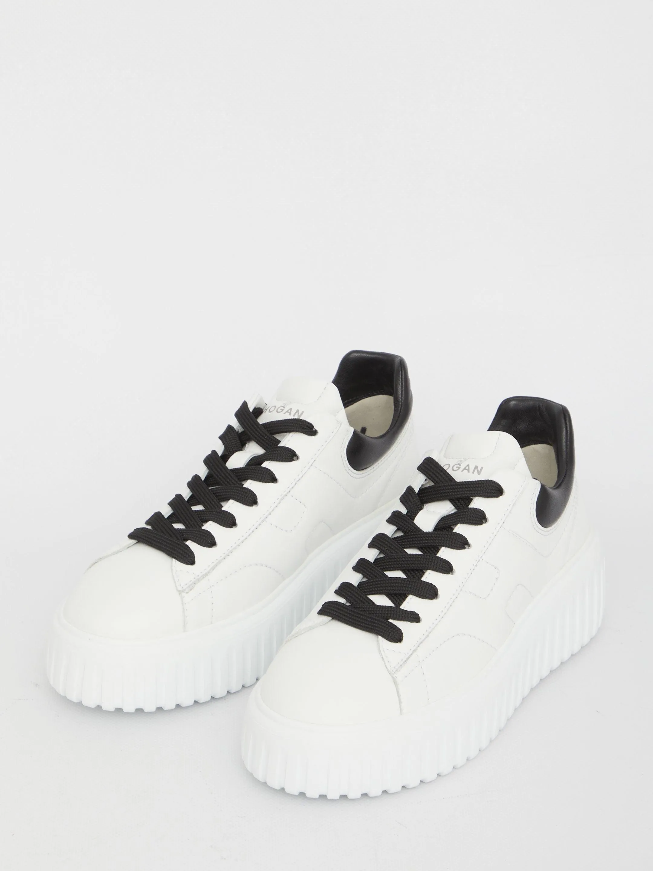 Hogan H-Stripes Low Top Platform Sneakers