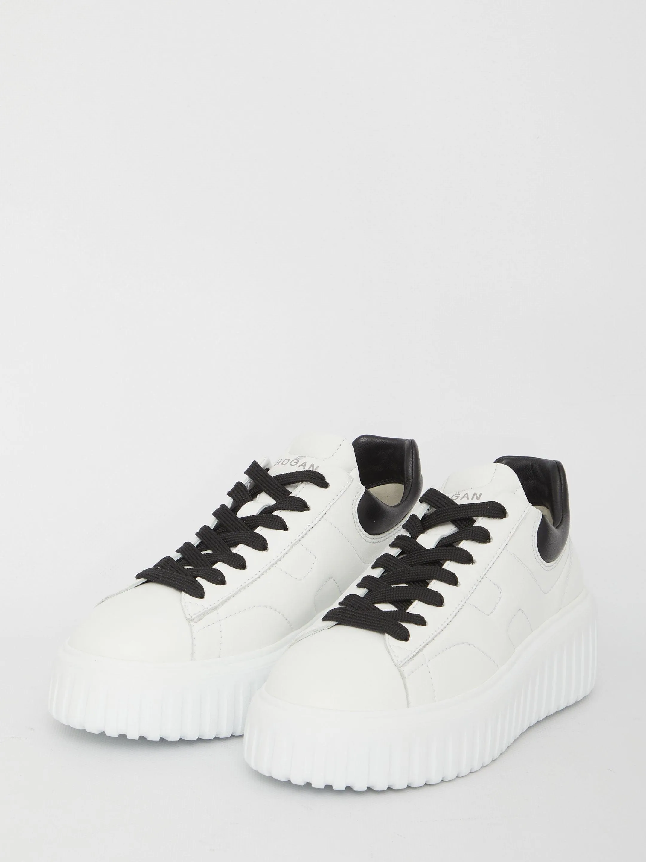 Hogan H-Stripes Low Top Platform Sneakers