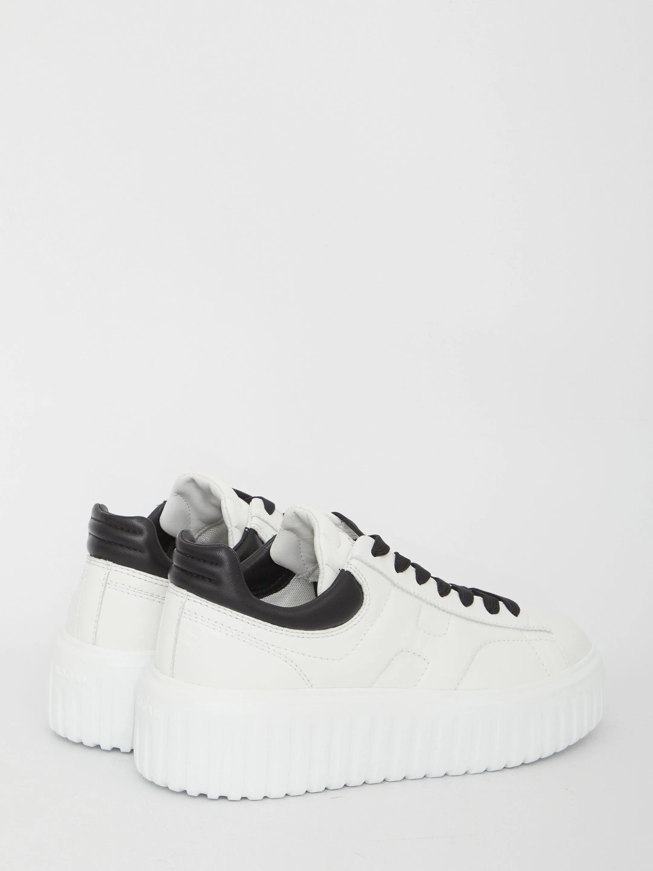 Hogan H-Stripes Low Top Platform Sneakers