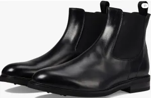 J&M Collection Hartley Black Chelsea Boot