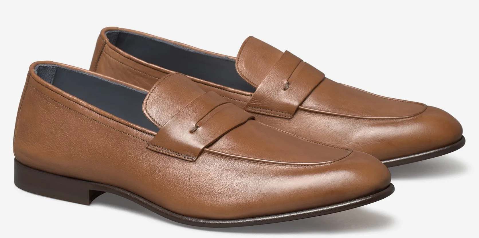 J&M Collection Taylor Tan Penny Loafer