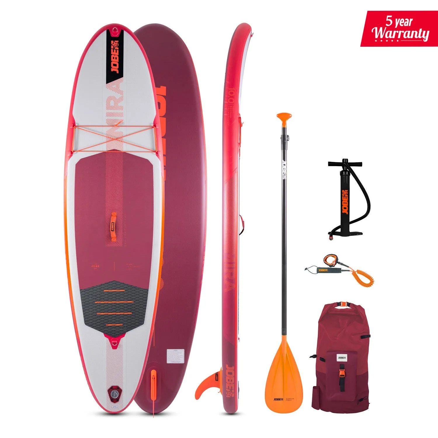 Jobe Mira 10.0 Inflatable Paddle Board Package (2022 paddle)  486421008-PCS.