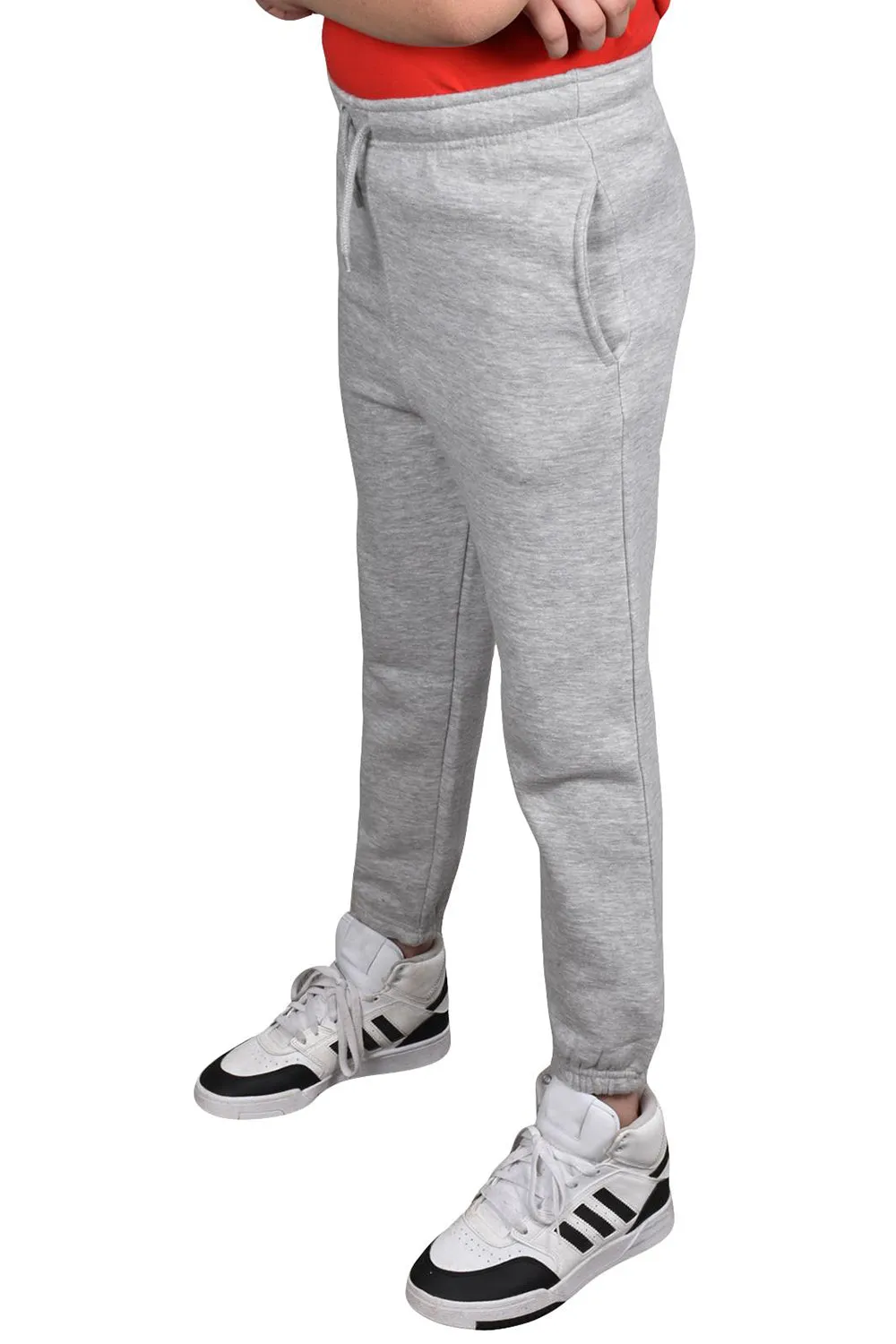 Kids Breathable Fleece Jogging Bottoms