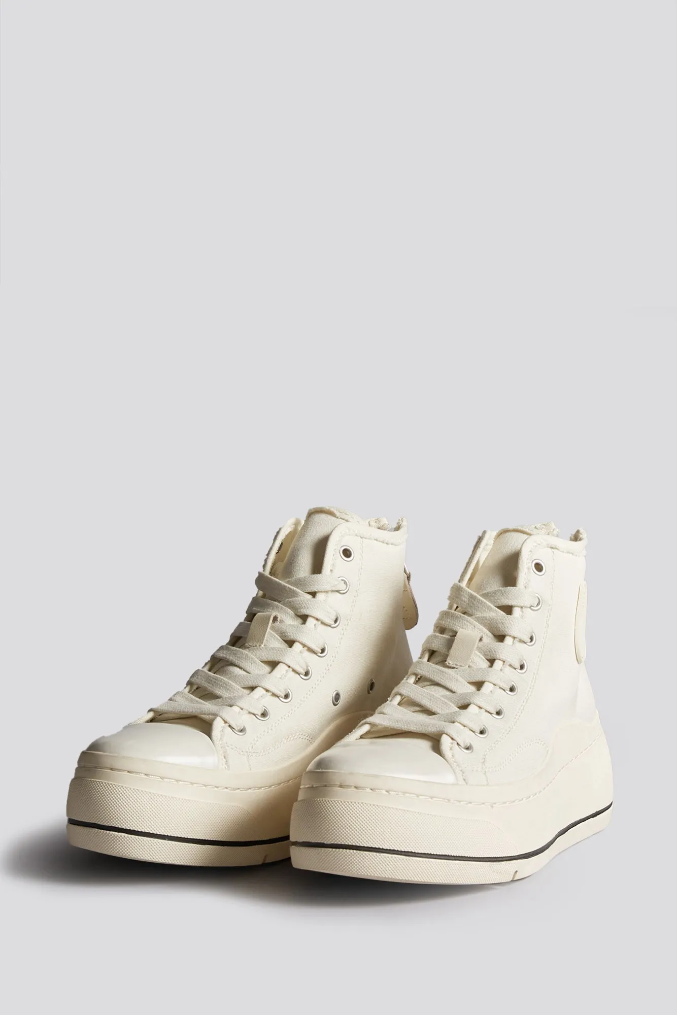 KURT HIGH TOP SNEAKER - ECRU