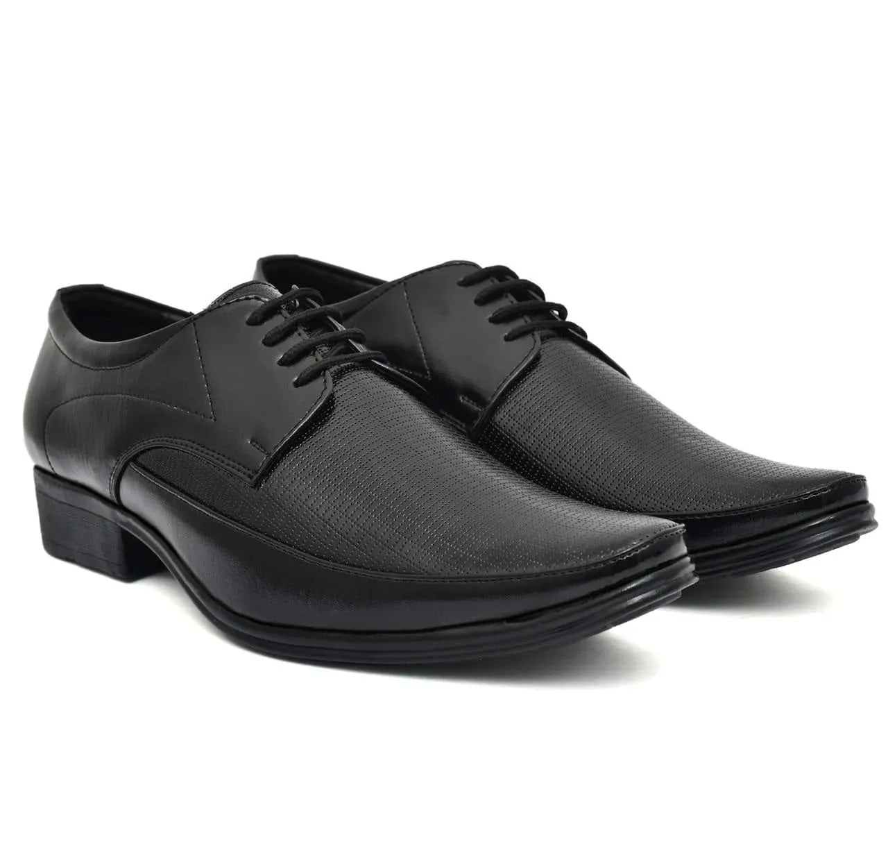 Latest Men's Faux Leather Formal Shoes - Fully Laser