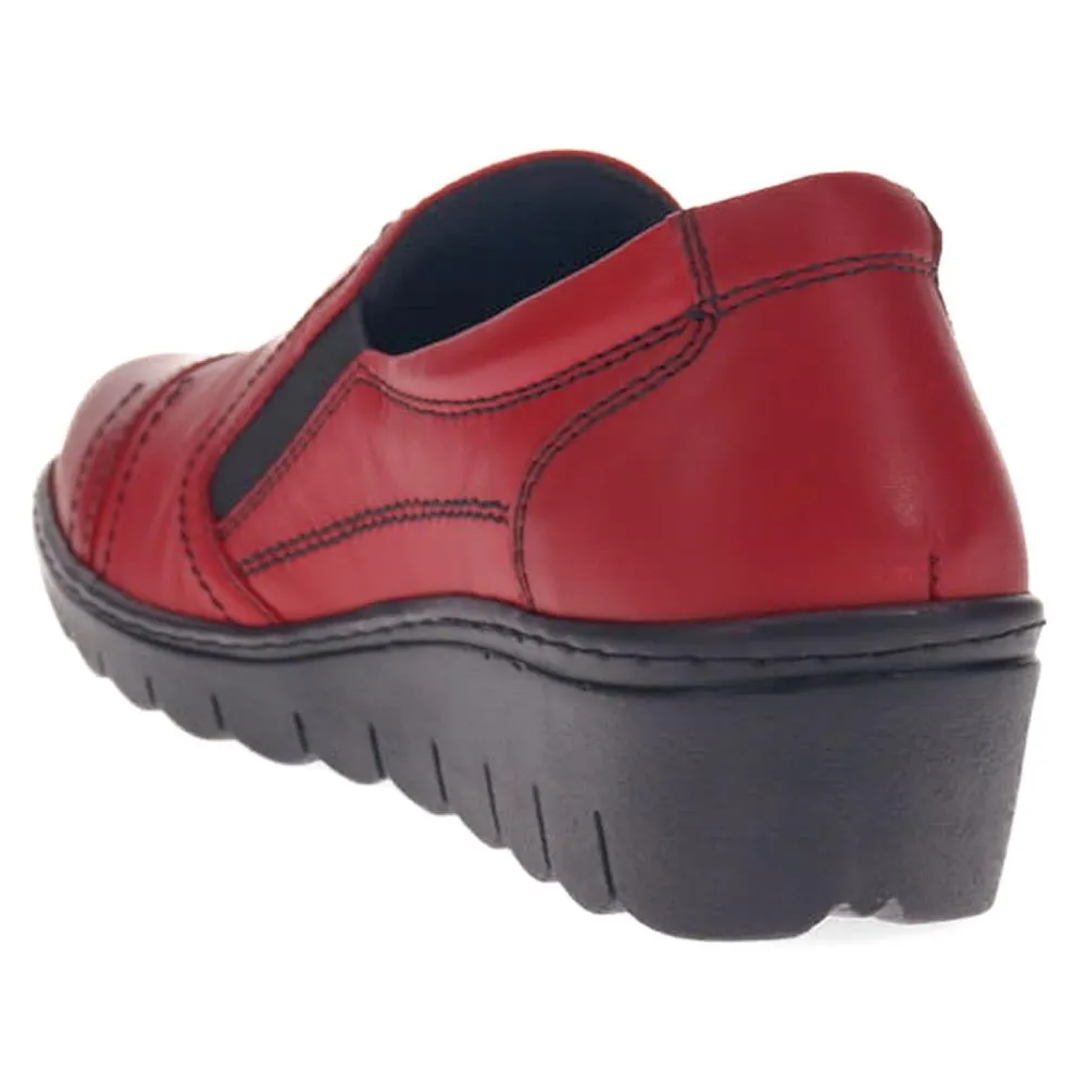 Leather Slip-On Shoes - LUCK40009 / 326 378