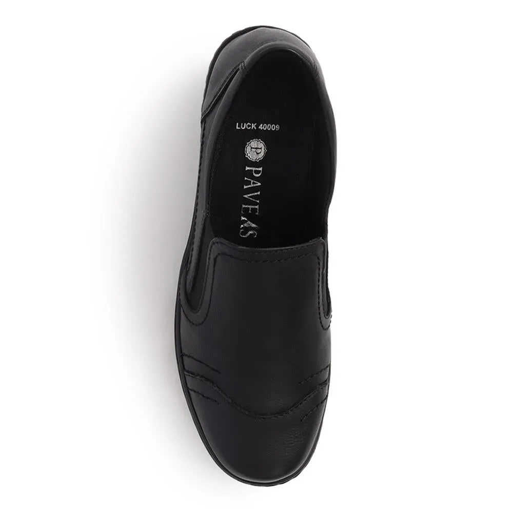 Leather Slip-On Shoes - LUCK40009 / 326 378