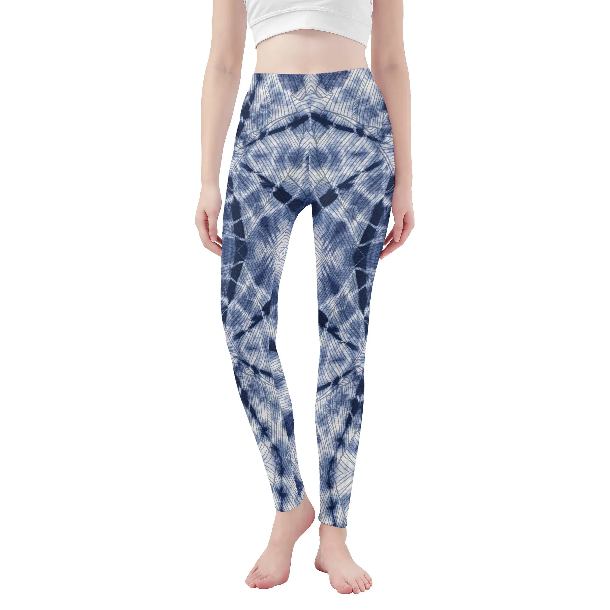 Leggings for Women | Petite to Plus Size | High Waisted | Ankle Length | Tie and Dye | Virgo Womens Leggings