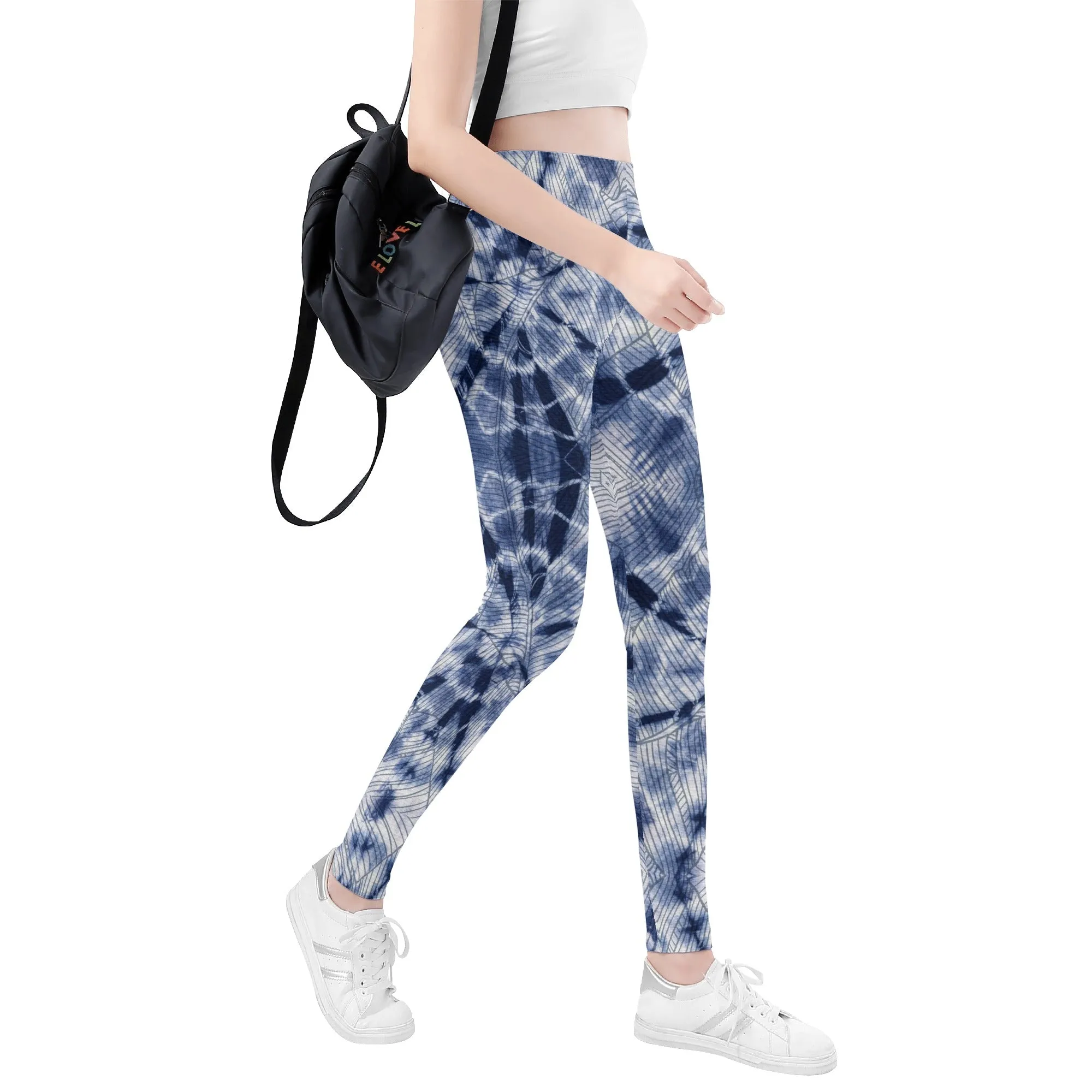 Leggings for Women | Petite to Plus Size | High Waisted | Ankle Length | Tie and Dye | Virgo Womens Leggings