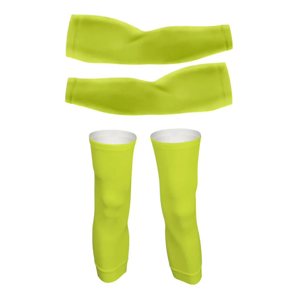 Lime Green - Arm And Leg Sleeves