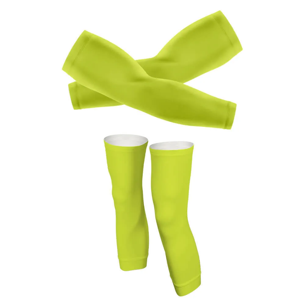 Lime Green - Arm And Leg Sleeves