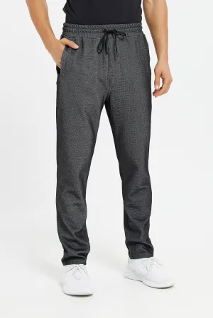 Men Charcoal Jogger Pants