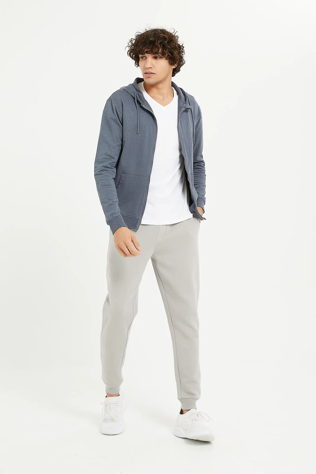 Men Grey Jog Pants