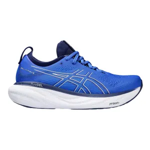 Men's Asics Gel-Nimbus 25, Illusion Blue/Pure Silver, 12 2E Wide