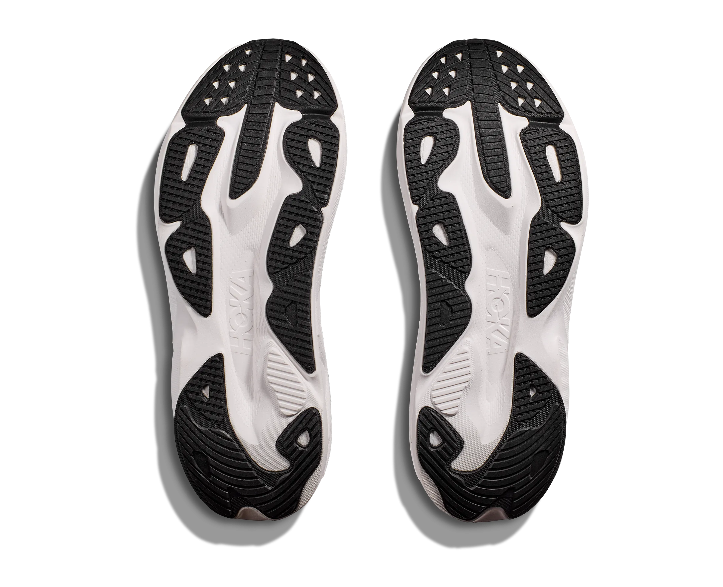 Men's HOKA Skyflow Running Shoe in Black / White