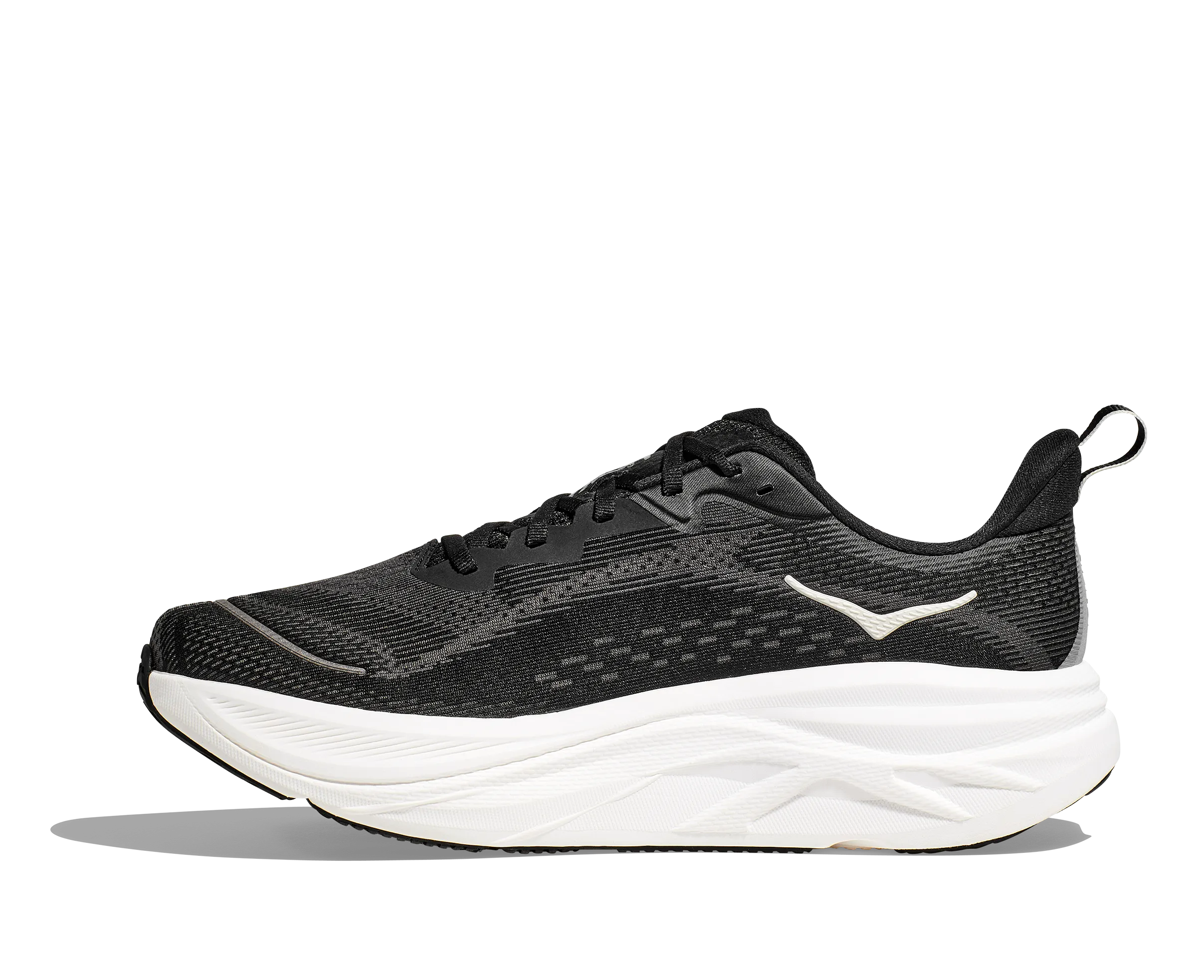 Men's HOKA Skyflow Running Shoe in Black / White