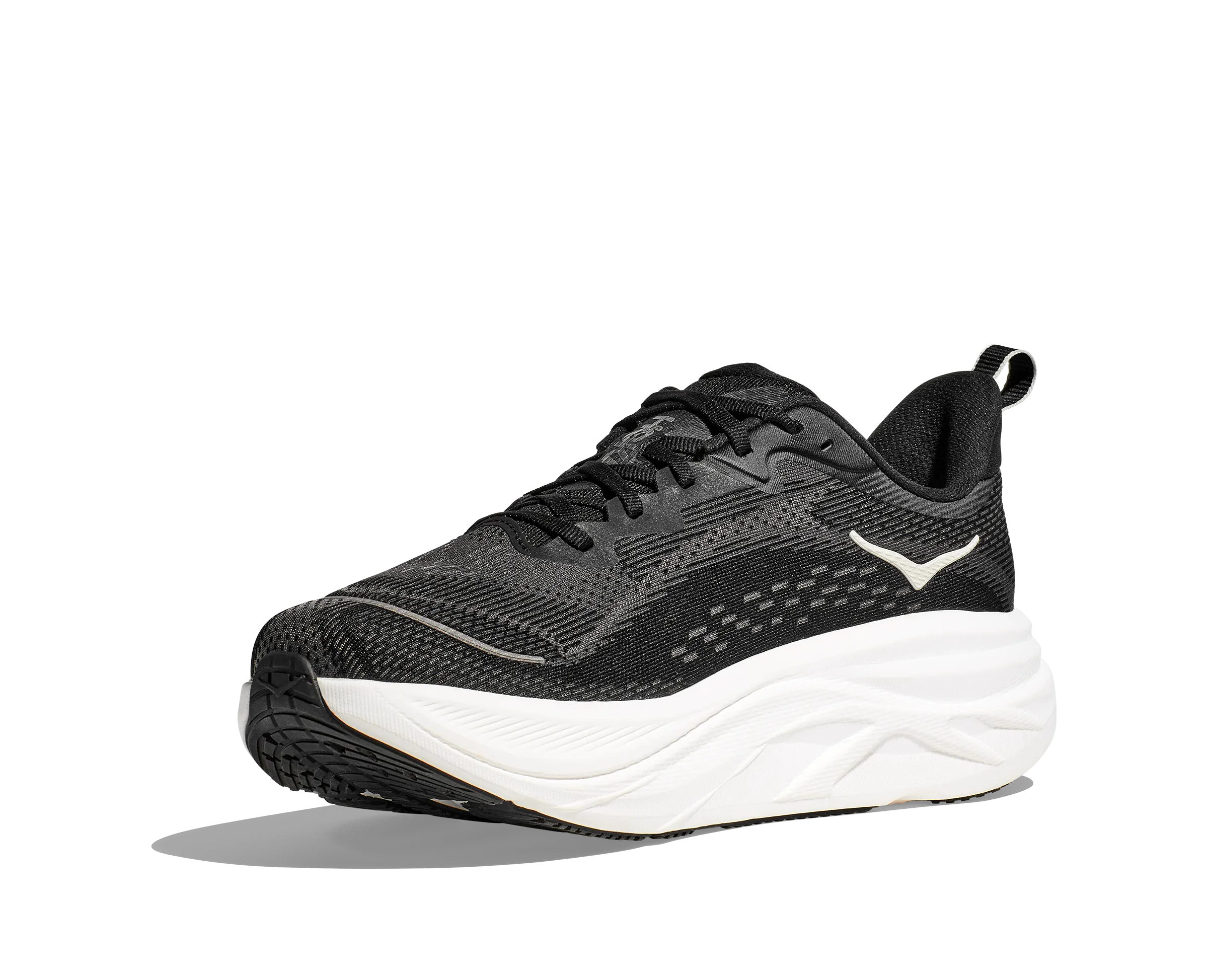 Men's HOKA Skyflow Running Shoe in Black / White