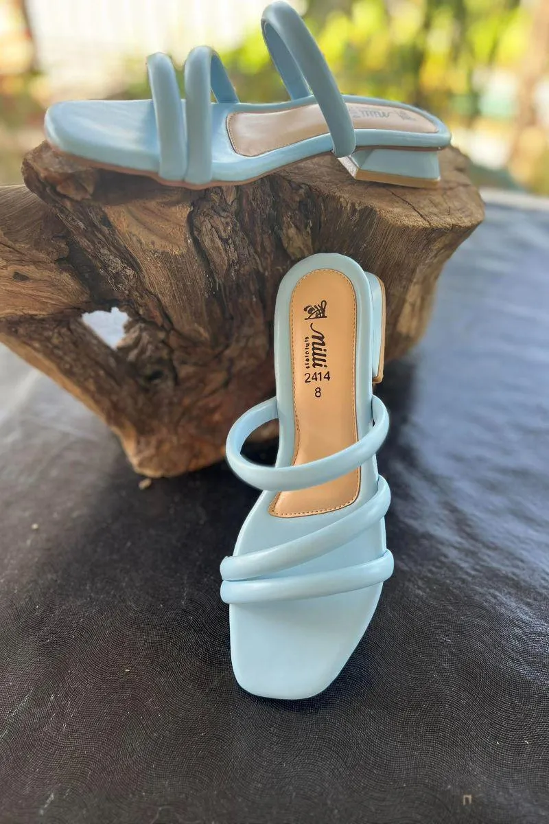 Milli Shoes - Casual Slides - Sky Blue - 1325