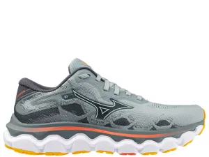 Mizuno Wave Horizon 7 Ladies Running Shoe (Gray Mist/White/Hot Coral)