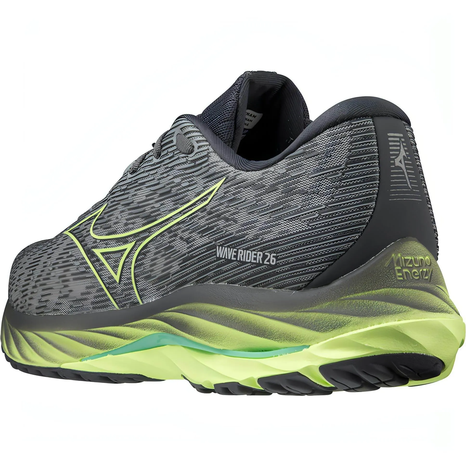 Mizuno Wave Rider 26 Mens Running Shoes - Grey