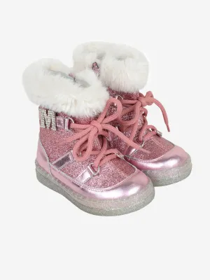 Monnalisa Girls Glitter Snow Boots