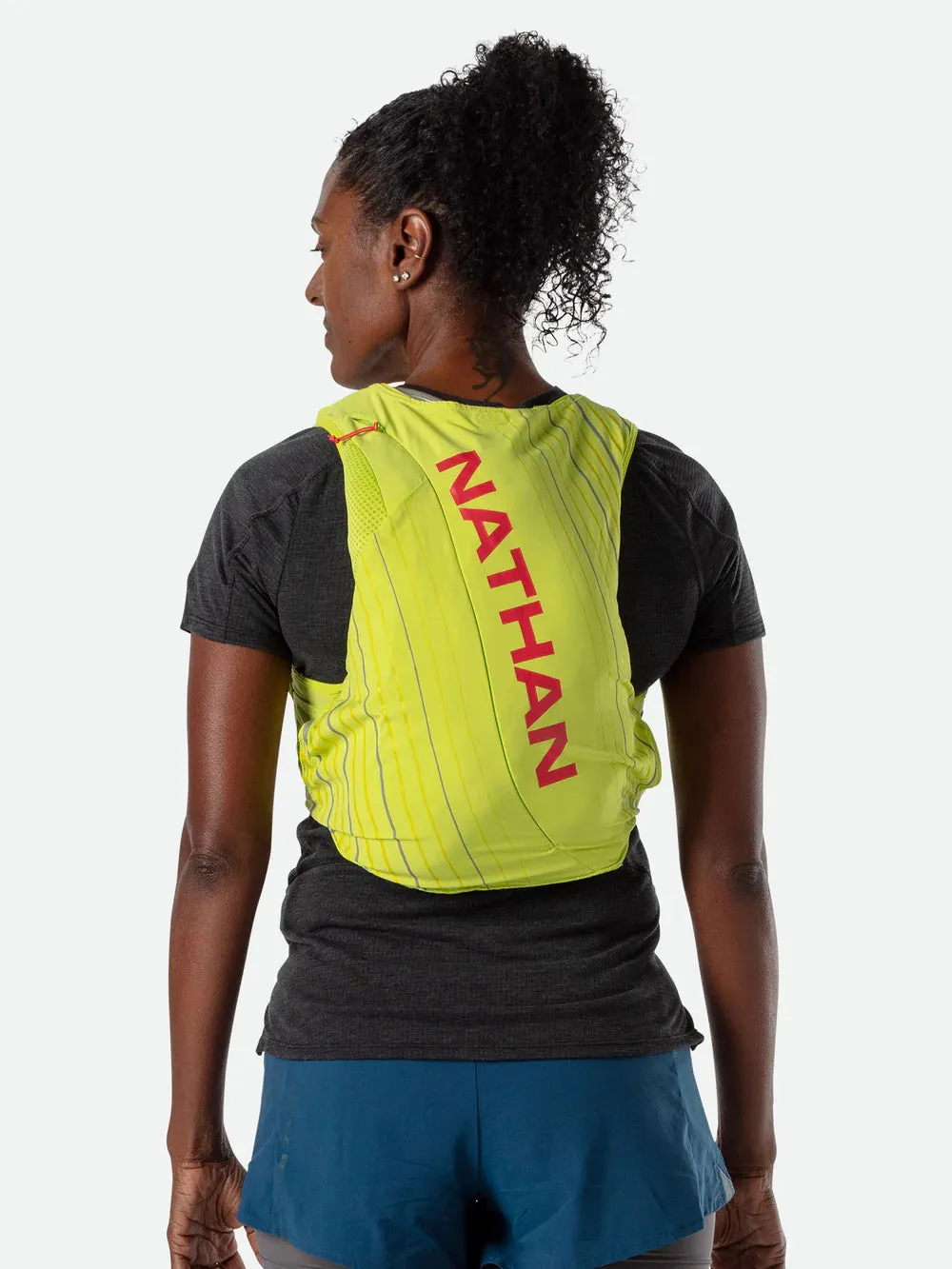 Nathan | Pinnacle 12L Hydration Race Vest | Women's | Finish Lime/Hibiscus