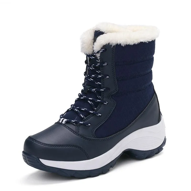 New Fleece-lined High-top Women's Shoes