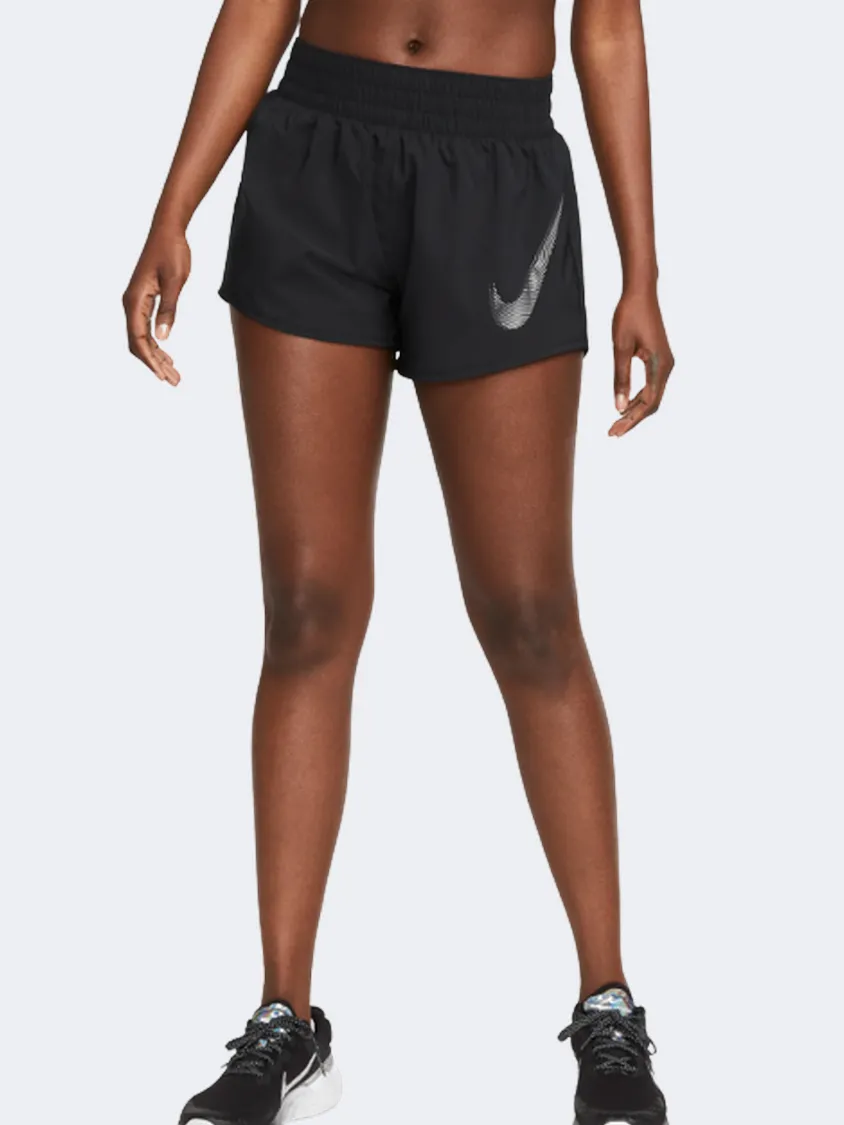 Nike One Swoosh Hbr Women Running Short Black/Cool Grey