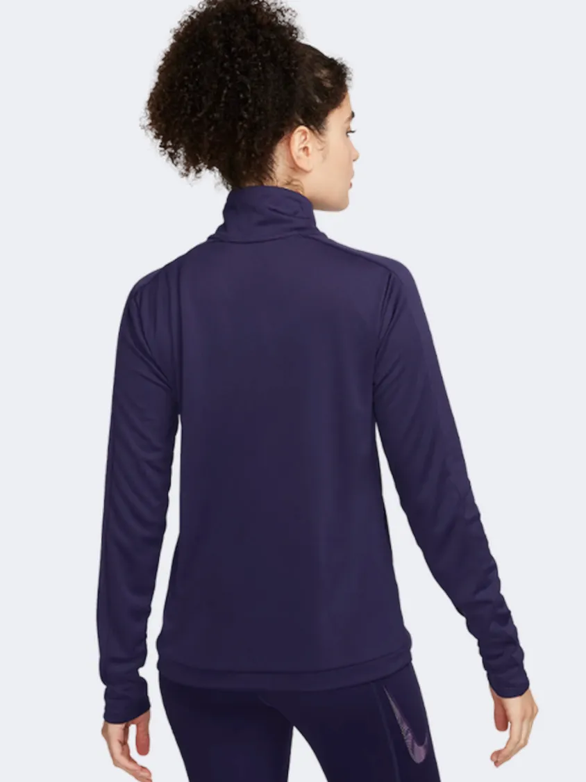 Nike Swoosh Women Running Long Sleeve Purple Ink/Purple