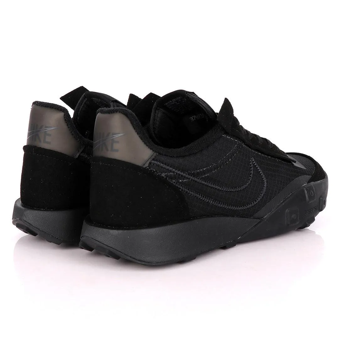 NK Waffle Racer All Black Sneakers