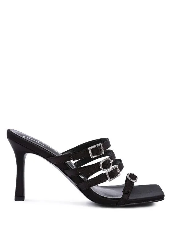 NYLE PLATFORM HEELED SANDALS