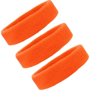 Orange Head Sweatbands - 3 Pack