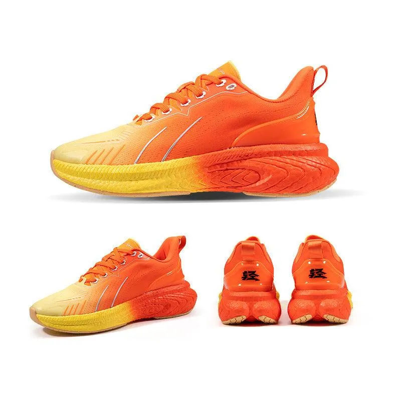 Popcorn Thick Sole Lightweight Flying Woven Running Shoes