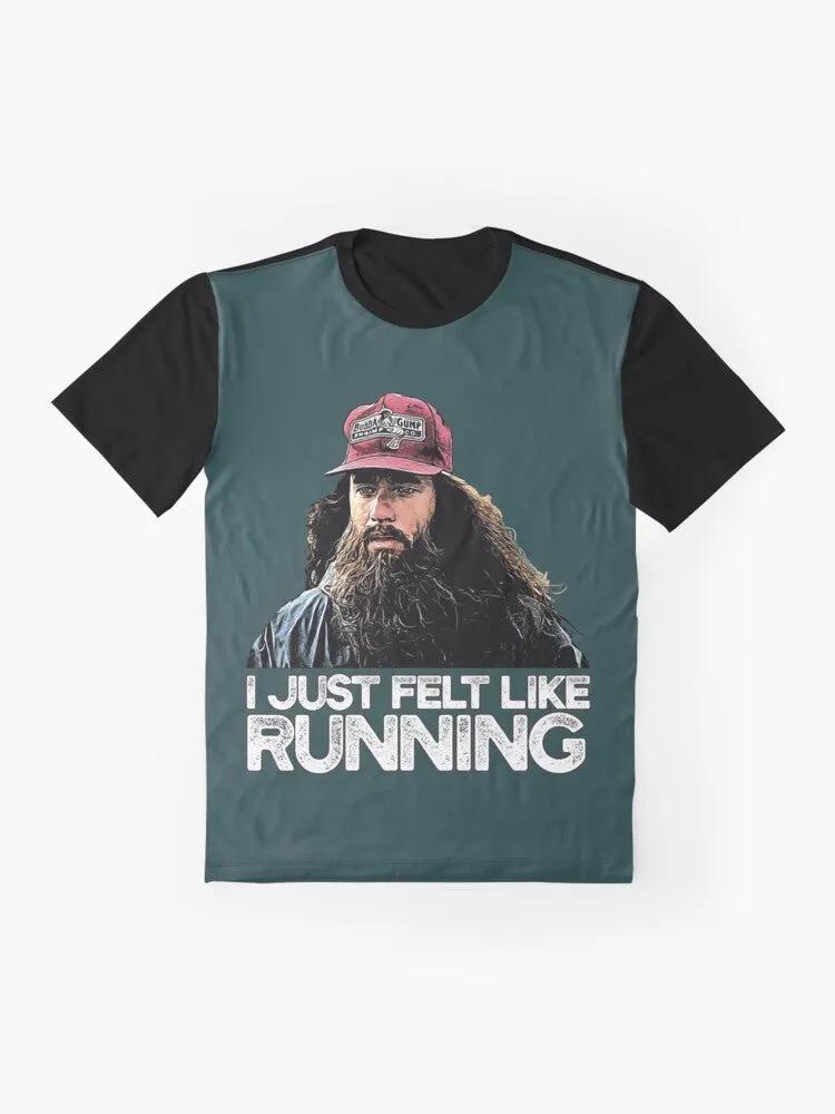 "I Just Felt Like Running" Forrest Gump Graphic T-Shirt