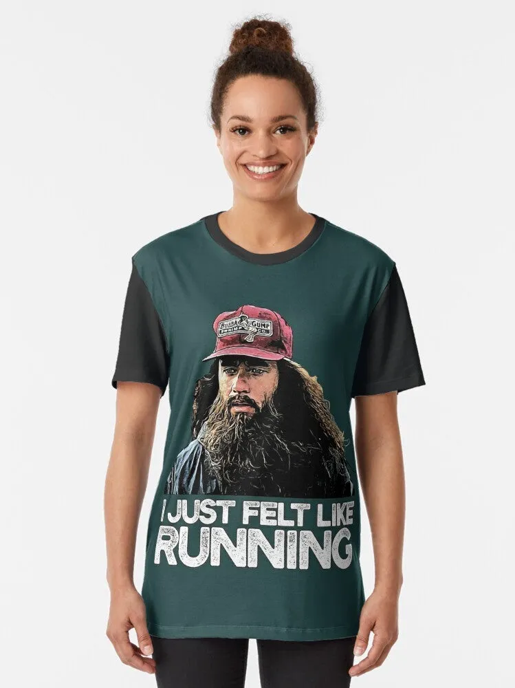 "I Just Felt Like Running" Forrest Gump Graphic T-Shirt