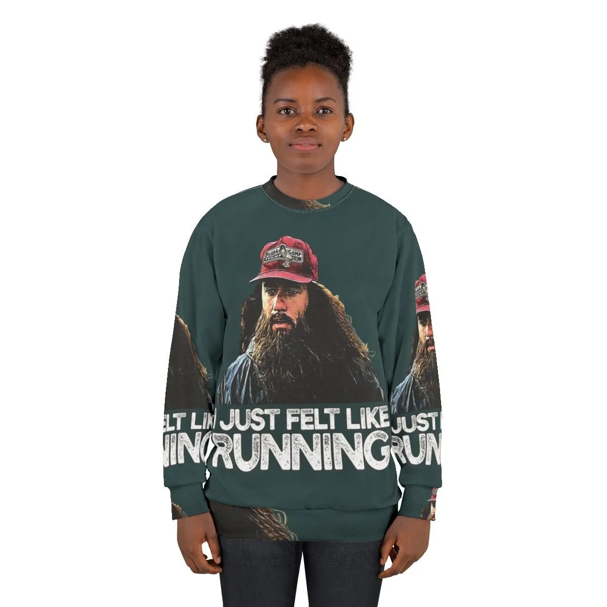 "I Just Felt Like Running" Forrest Gump Inspired Running Sweatshirt