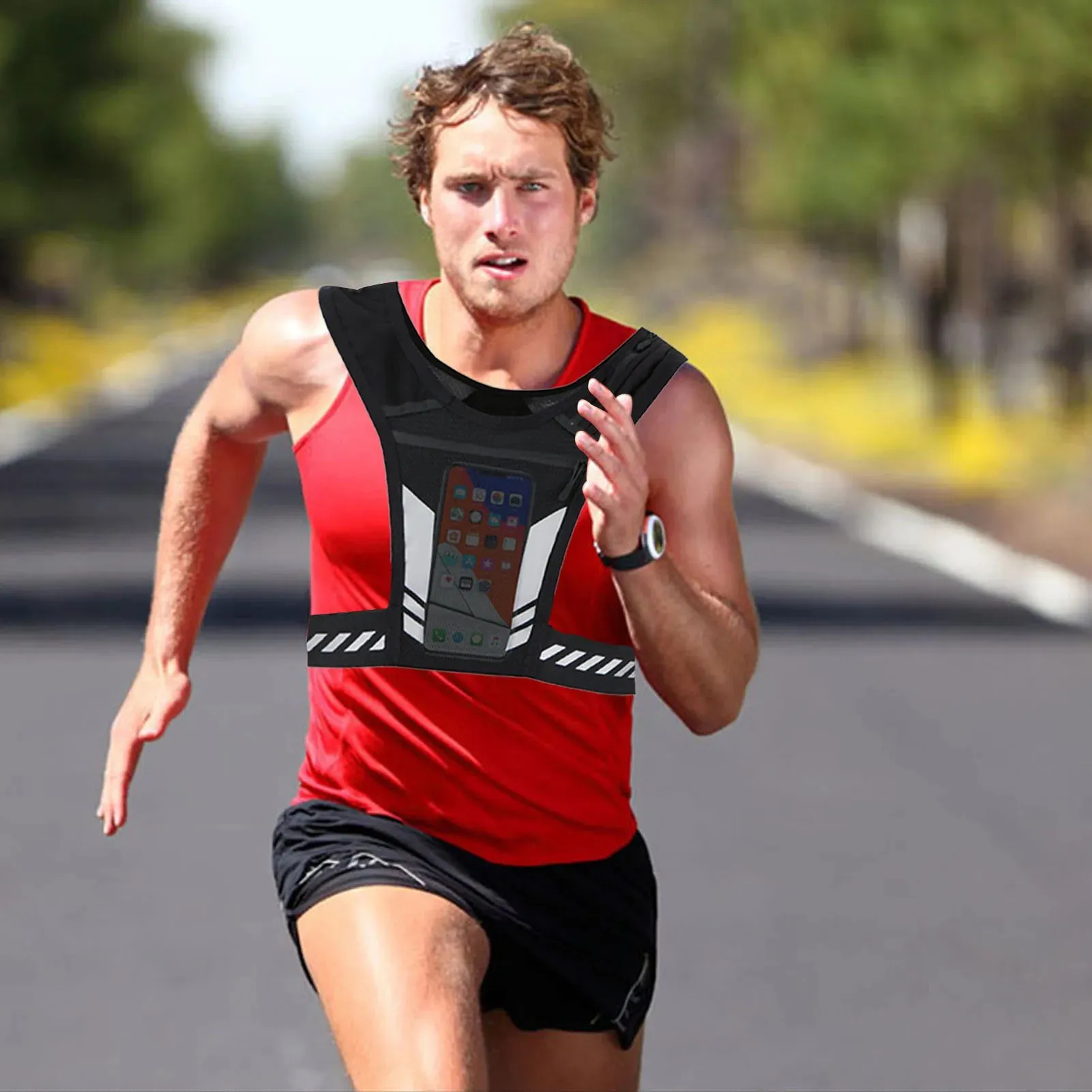 Reflective Running Backpack Belt