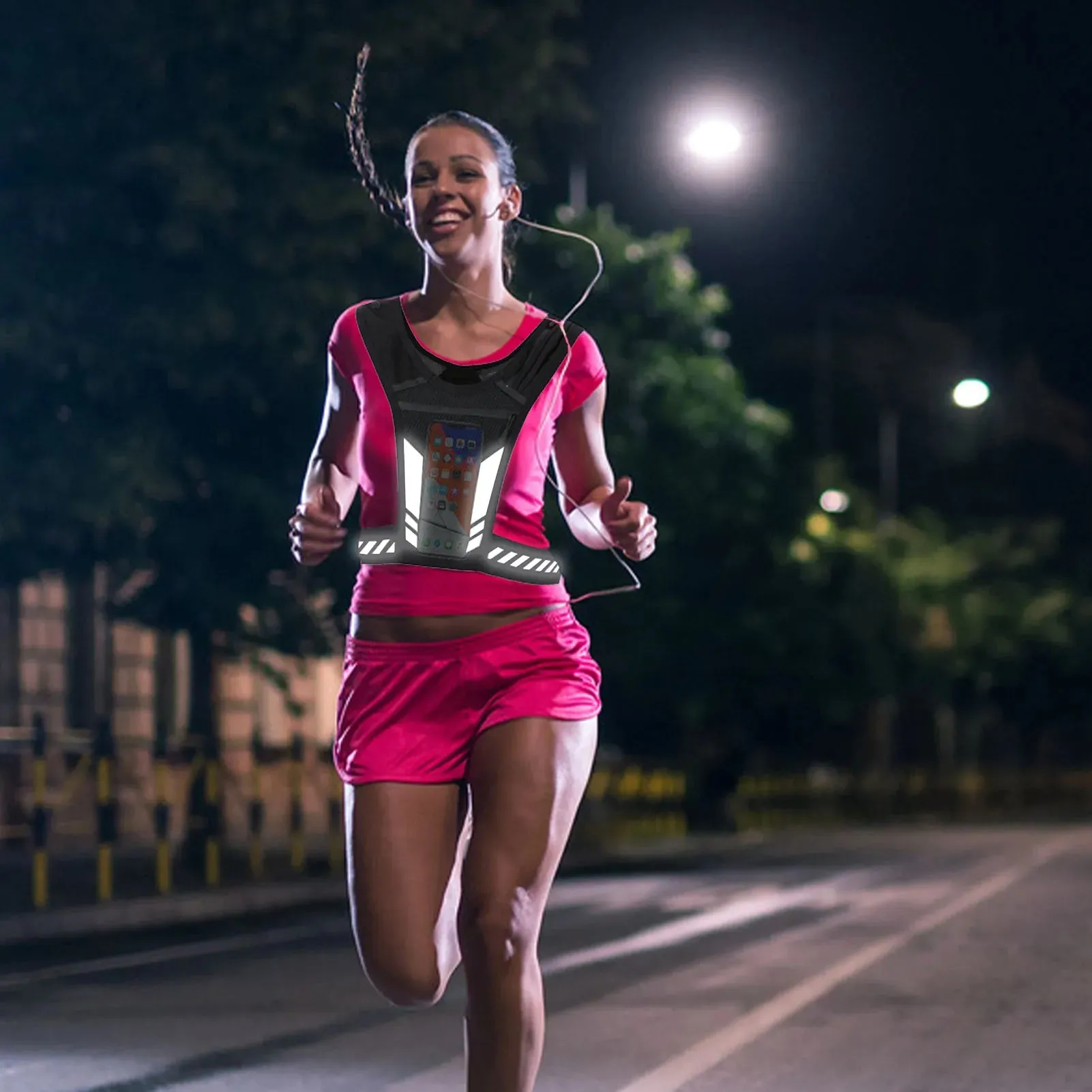 Reflective Running Backpack Belt