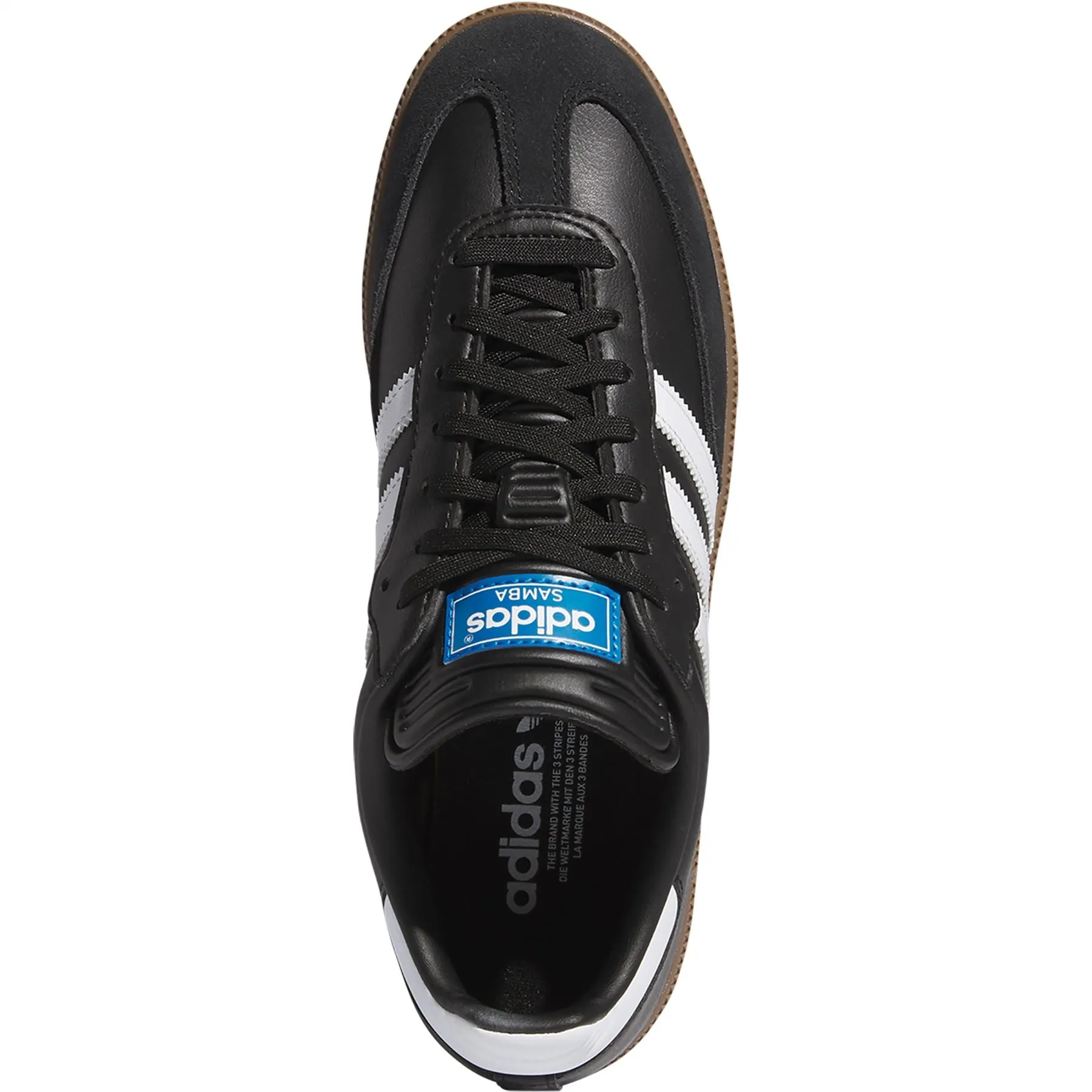 Samba Spikeless Golf Shoes Black/White - 2025