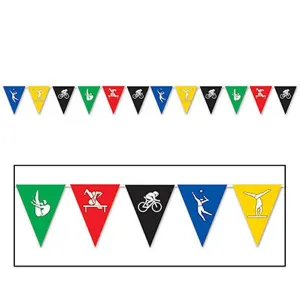 Summer Sports Pennant Banner 12ft