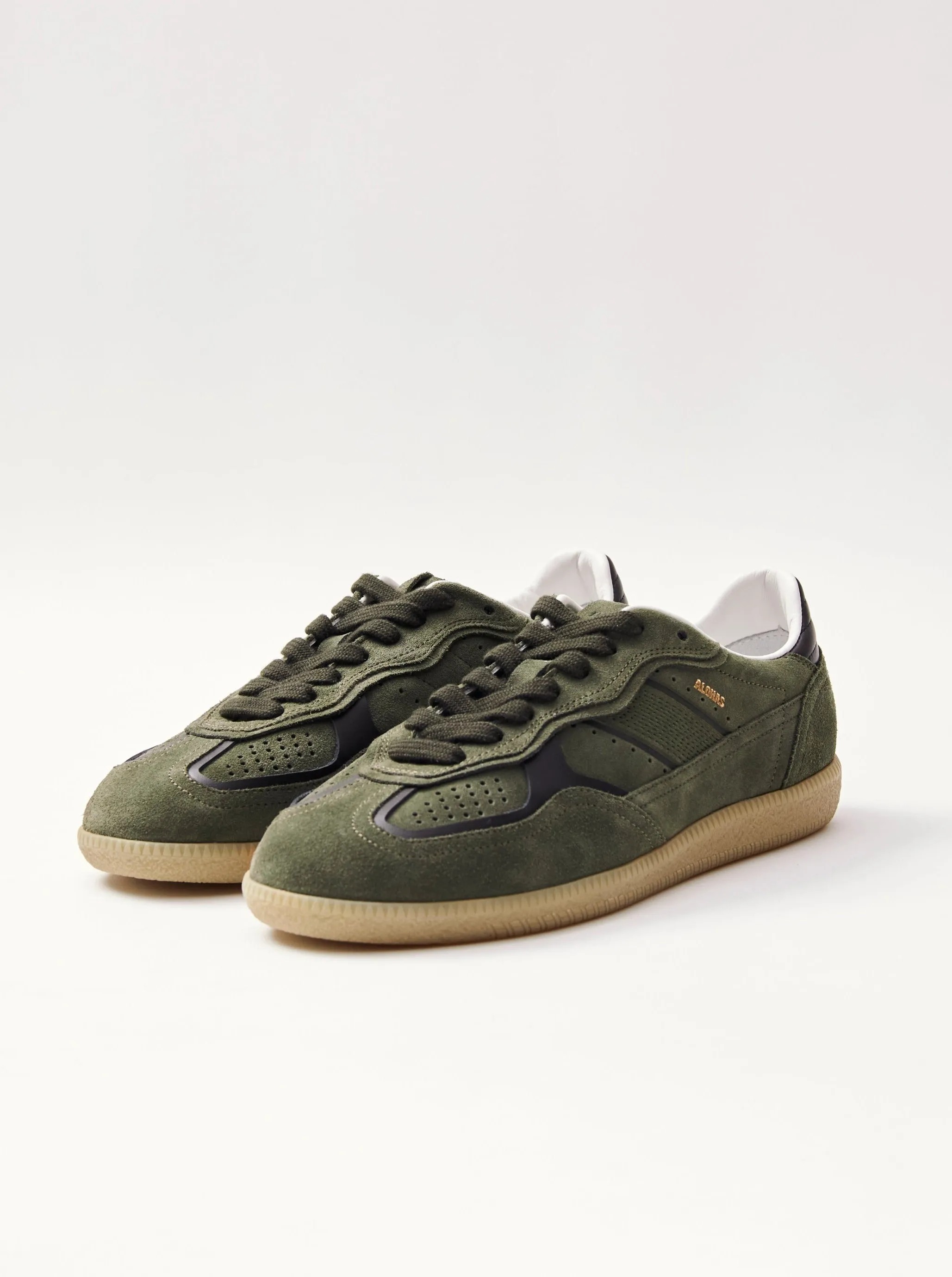 Tb.490 Rife Dusty Olive Leather Sneakers