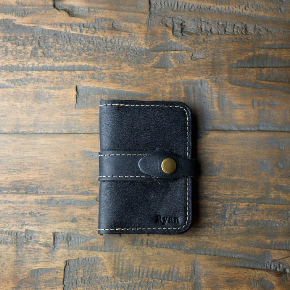 The Doolittle Fine Leather Snap Closure Wallet BiFold