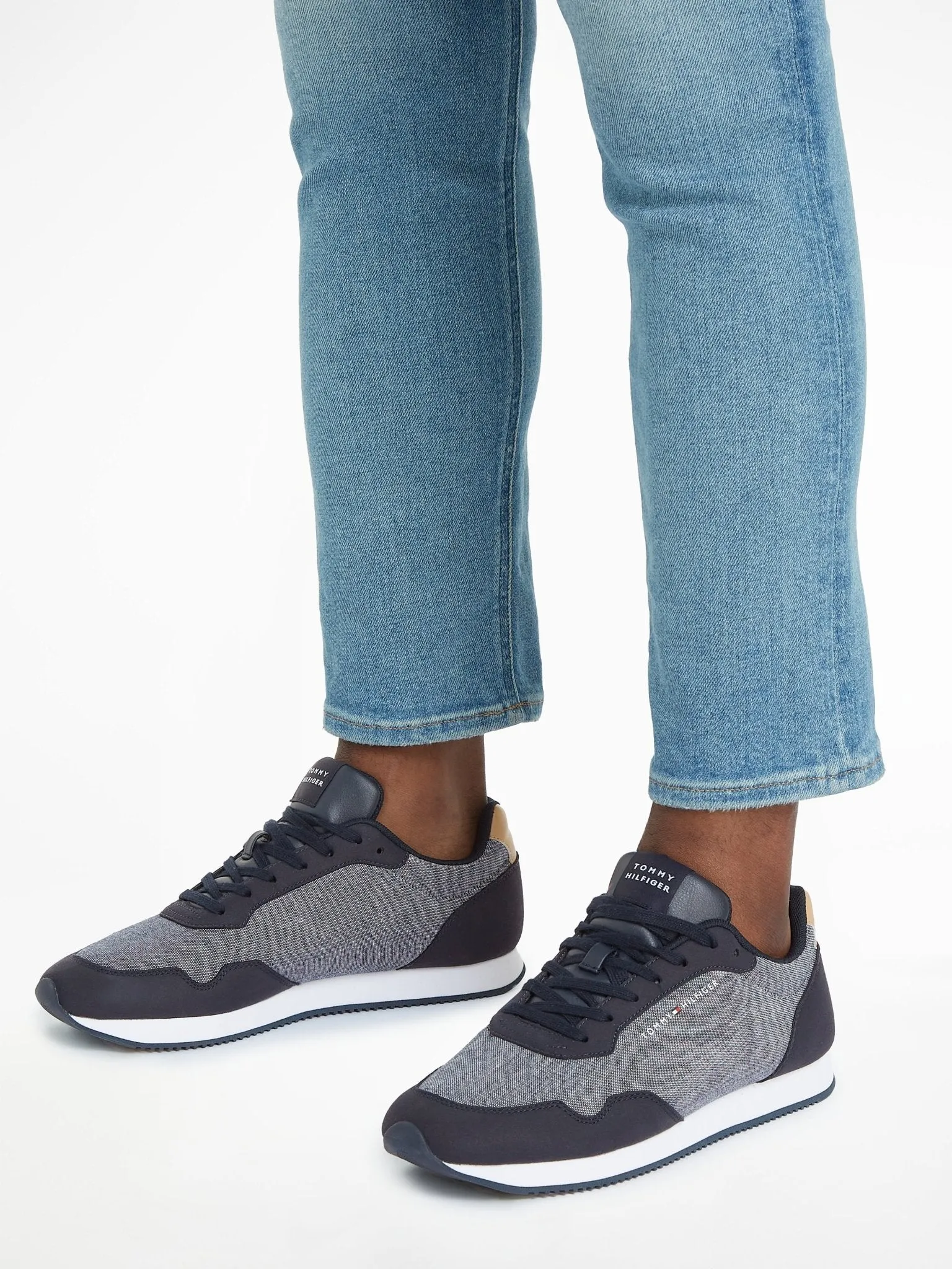 Tommy Hilfiger Low Top Runner Mix Chambray