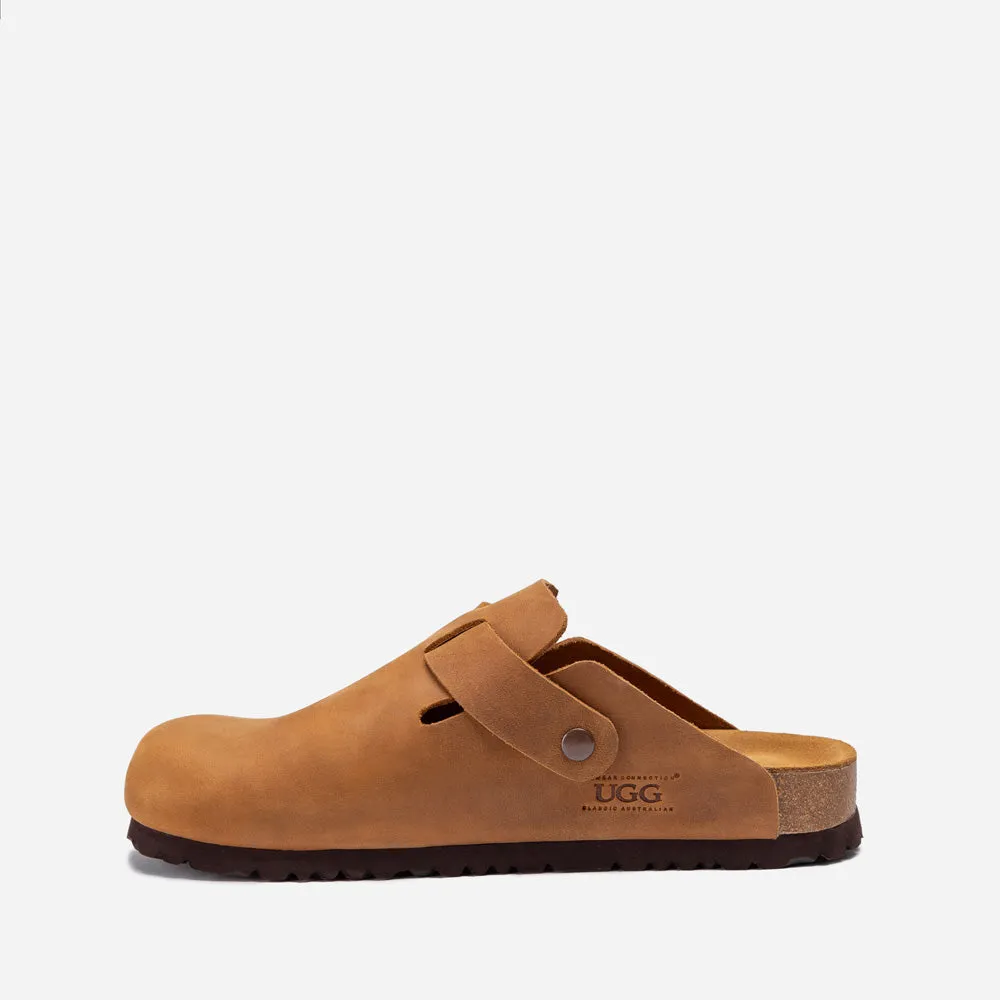 Ugg Aussie Leather Footbed Mens Slipper