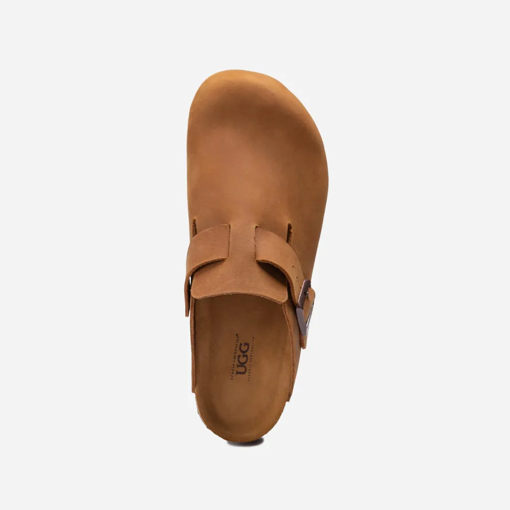 Ugg Aussie Leather Footbed Mens Slipper