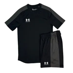 Under Armour Challenger T-Shirt/Shorts Set - Black